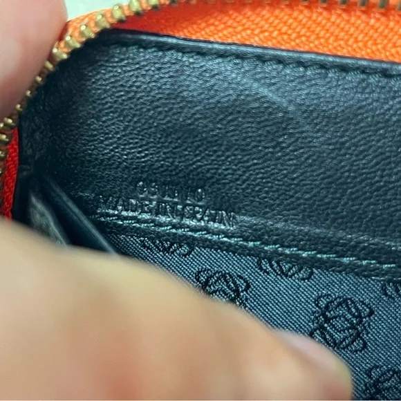 Loewe Butterfly Long Wallet With Black Tassels on Zipper - Picture 9 of 12